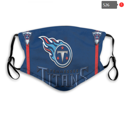 NFL Tennessee Titans #1 Dust mask with filter->nfl dust mask->Sports Accessory